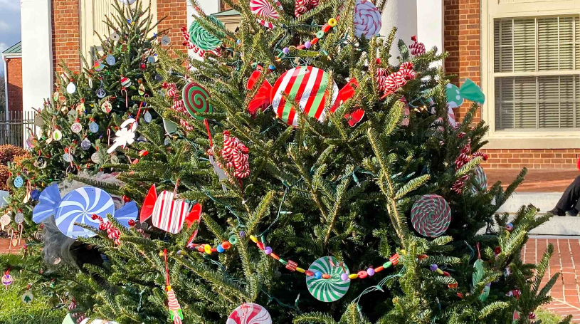 First Bank decorated tree