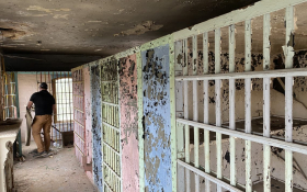 old jail being prepared for renovation